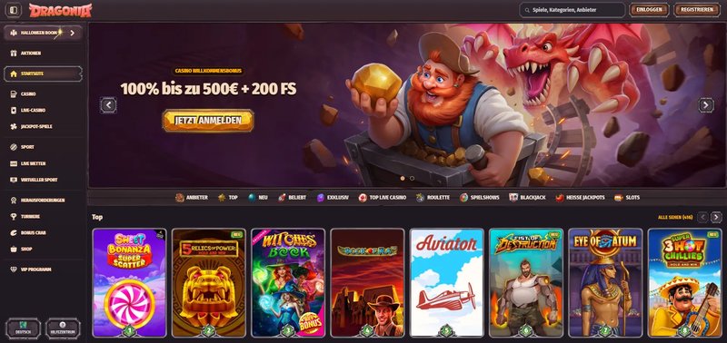Erleben Sie die Magie des Dragonia Casinos Online in Deutschland - overview Erleben Sie die Magie des Dragonia Casinos Online in Deutschland - overview